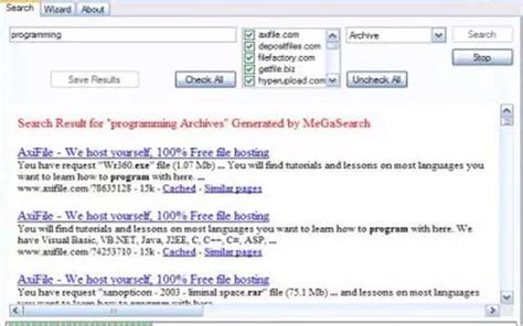mega search download.